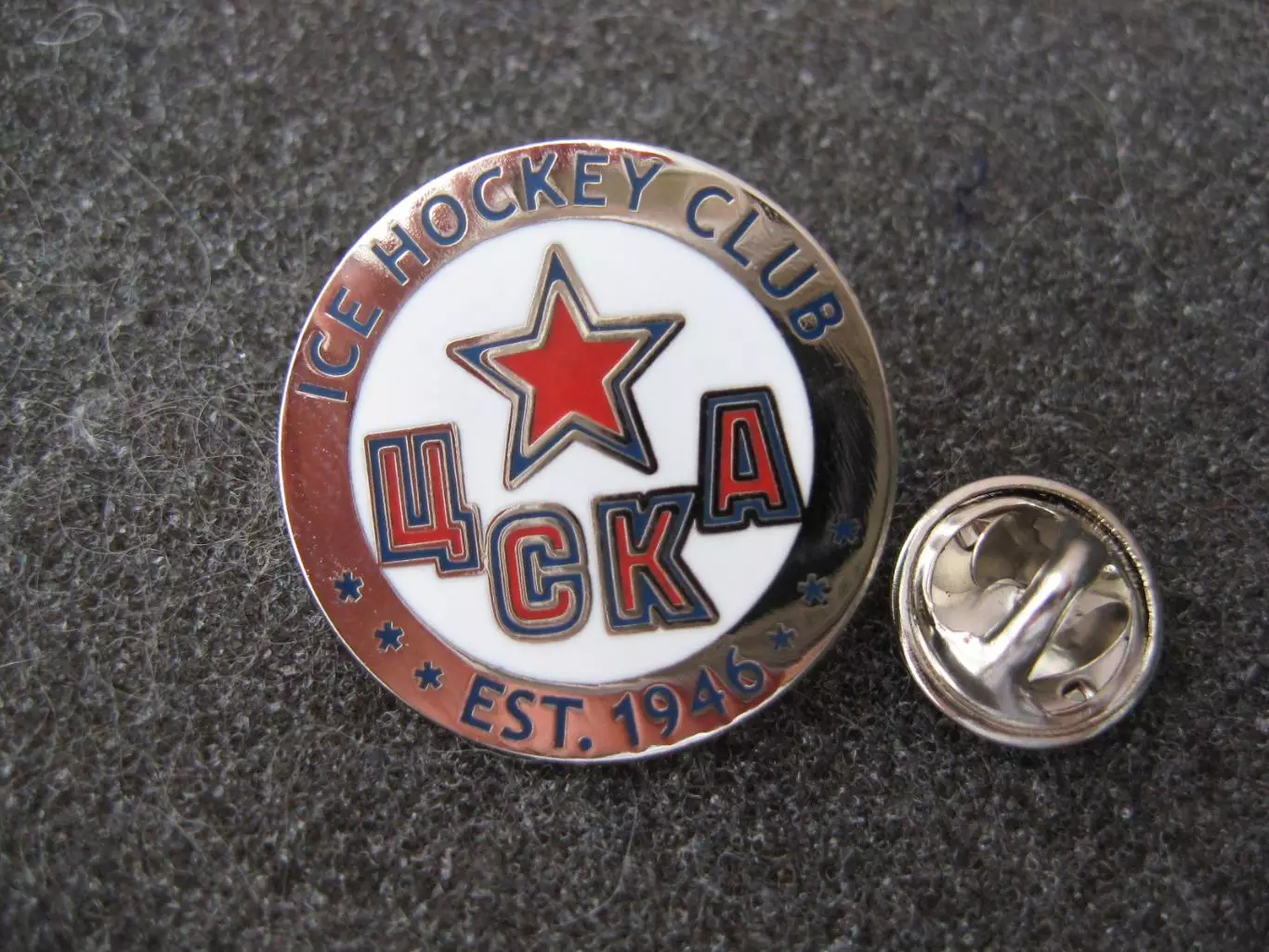 Значок ХК ЦСКА Москва (Круглый)