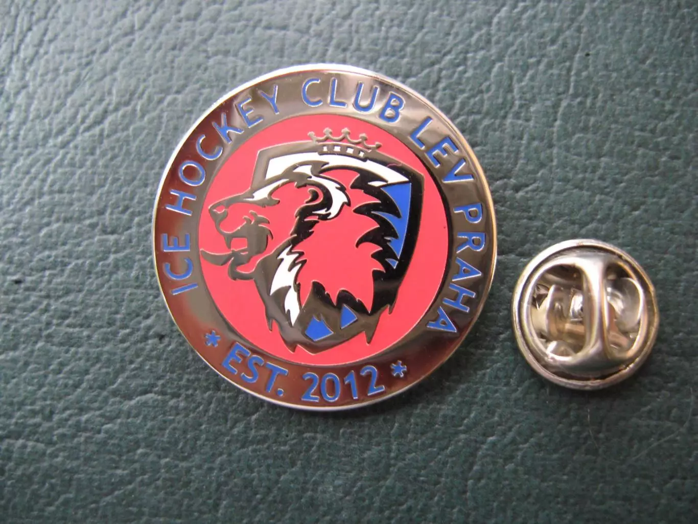 Значок ХК Лев Прага (Круглый) 1