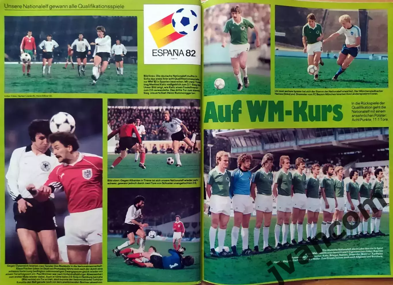 KICKER SONDERHEFT. Чемпионат Германии по футболу. Превью сезона 1981-1982. 7