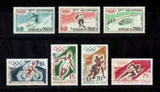 Марки, Того, Зимние и Летние Олимпийские Игры 1960 года в Скво-Вэлли и Риме.