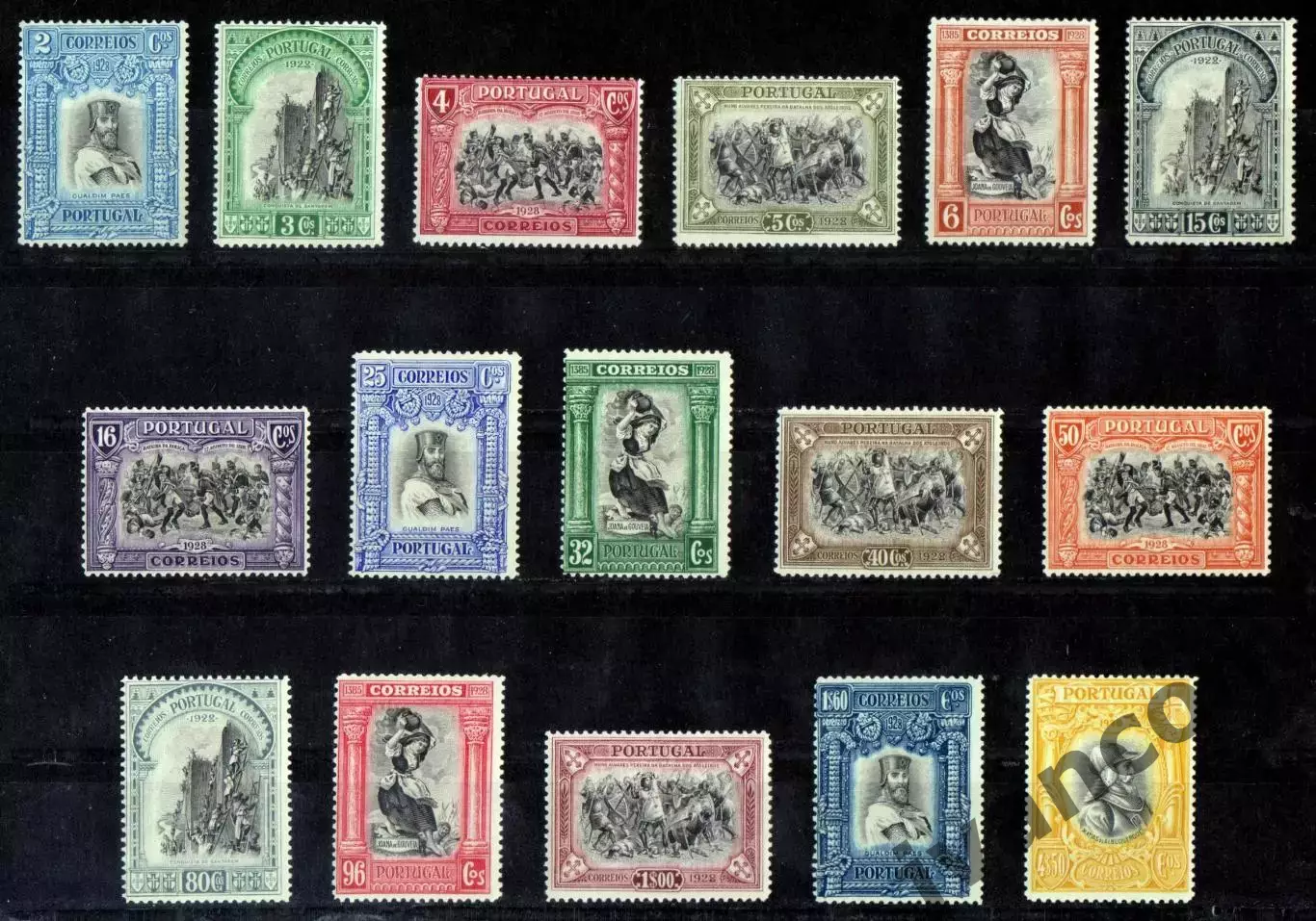 Марки, Португалия, Независимость: История Португалии. 1928 год.