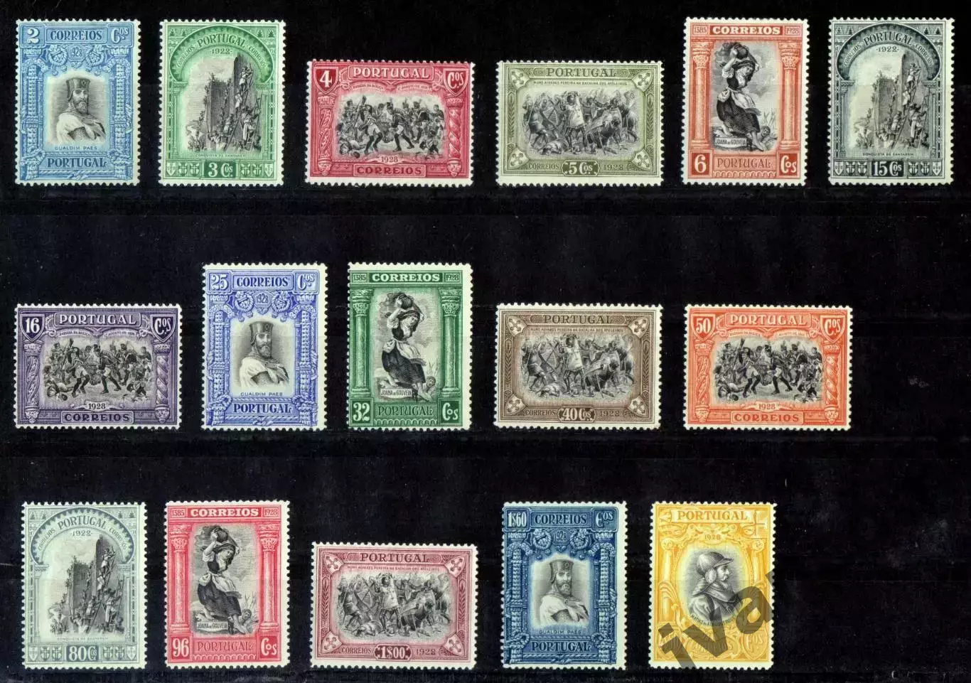 Марки, Португалия, Независимость: История Португалии. 1928 год. 3