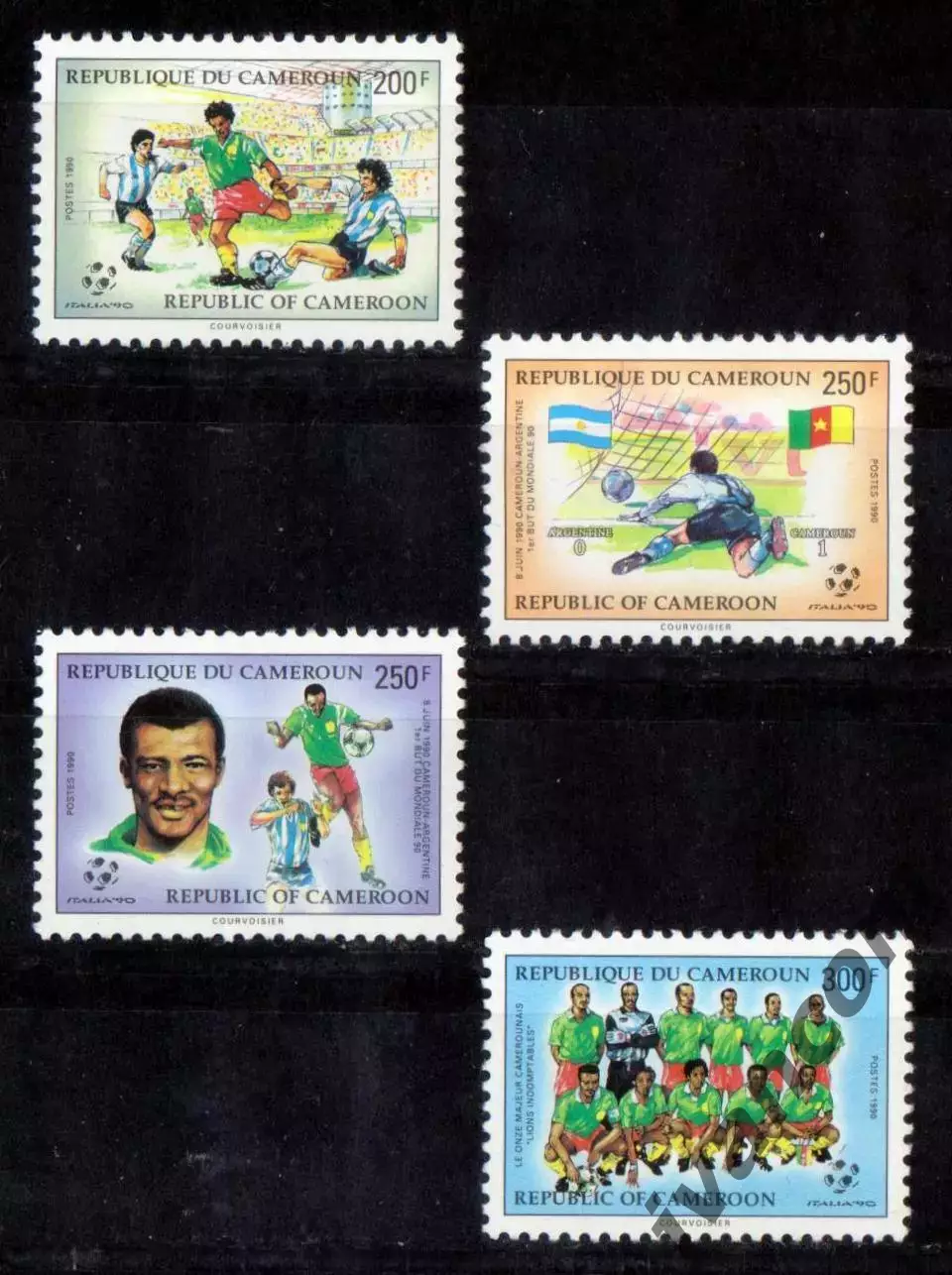 Марки, Камерун, Футбол, Чемпионат Мира 1990 года в Италии. 3