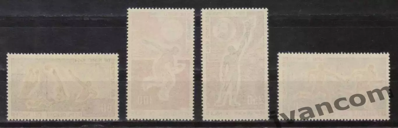 Марки, Нигер, Летние Олимпийские Игры 1964 года в Токио. 3