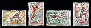 Марки, Нигер, Спорт, Первые Африканские игры 1965 года в Браззавиле.