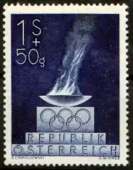 Марки, Австрия, Летние Олимпийские Игры 1948 года в Лондоне.