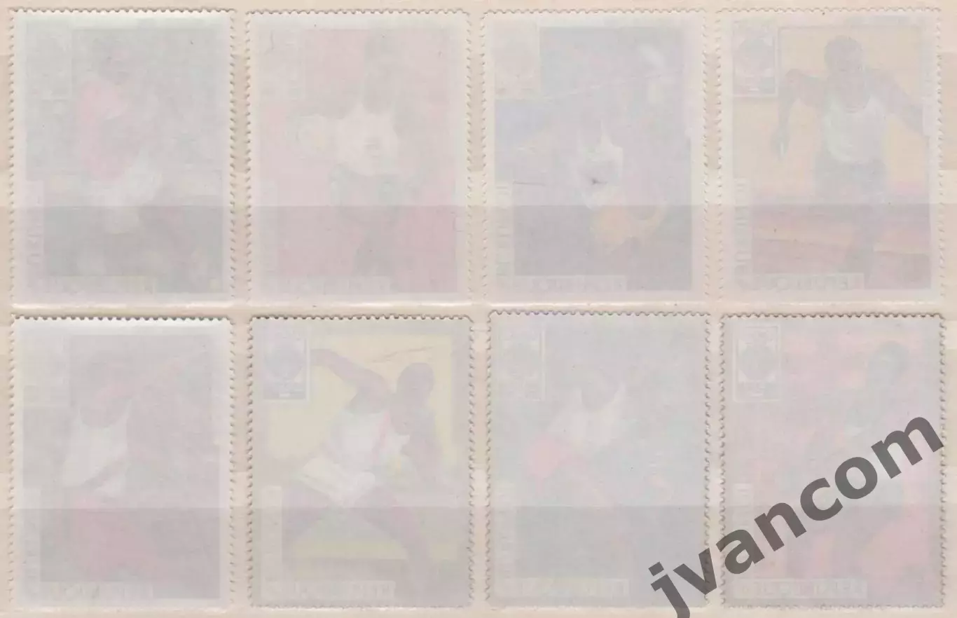 Марки, Бурунди, Летние Олимпийские Игры 1968 года в Мехико. 3