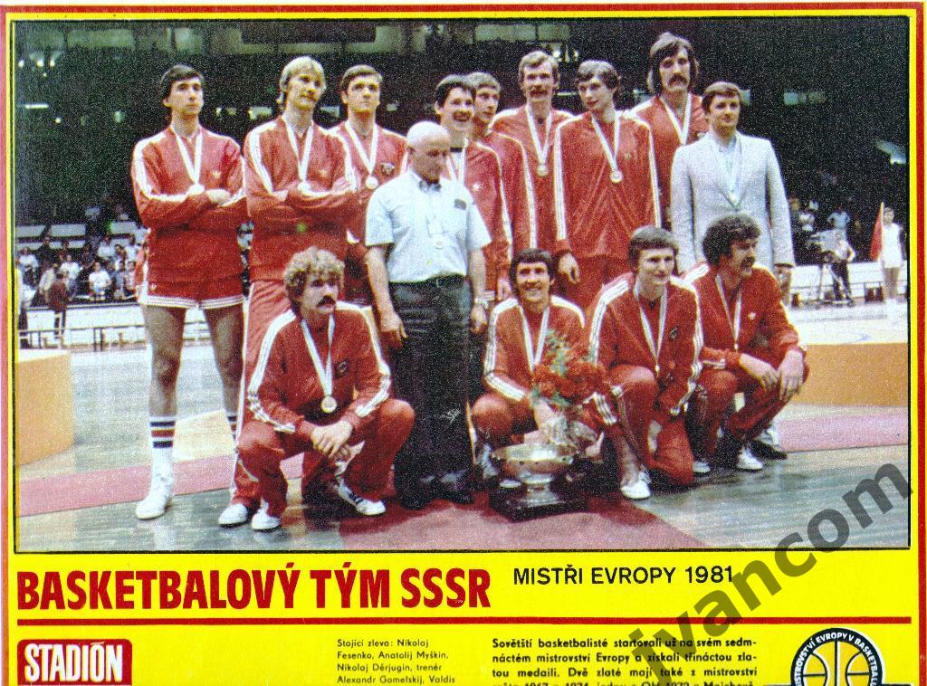 Журналы СТАДИОН год 1981- 52 номера 6