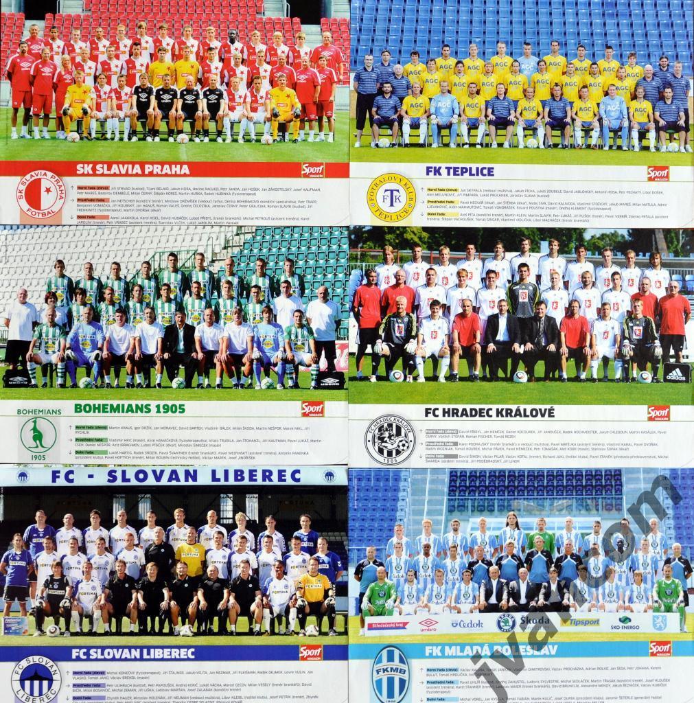 Футбольные клубы. Чемпионат Чехии - 2010/2011. 1