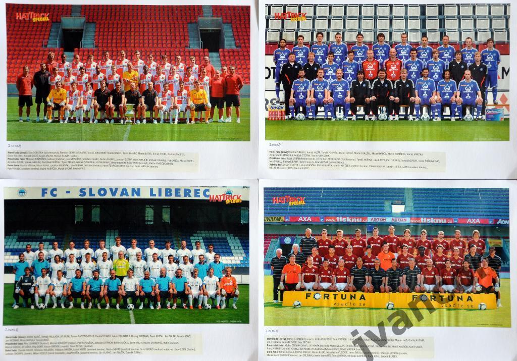 Футбольные клубы. Чемпионат Чехии - 2008/2009.