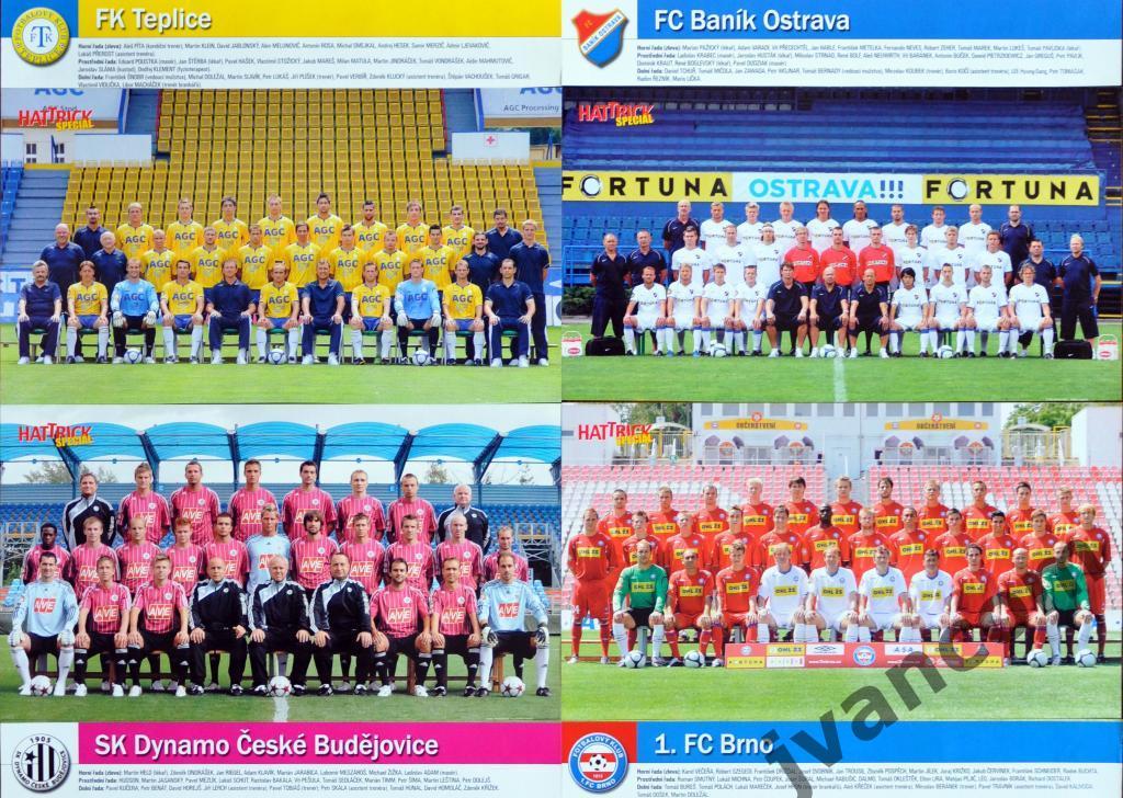 Футбольные клубы. Чемпионат Чехии - 2009/2010. 2