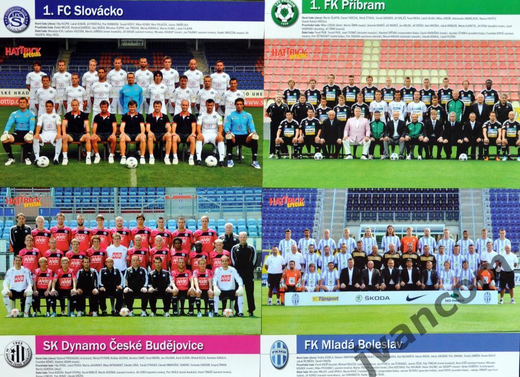 Футбольные клубы. Чемпионат Чехии - 2011/2012. 2