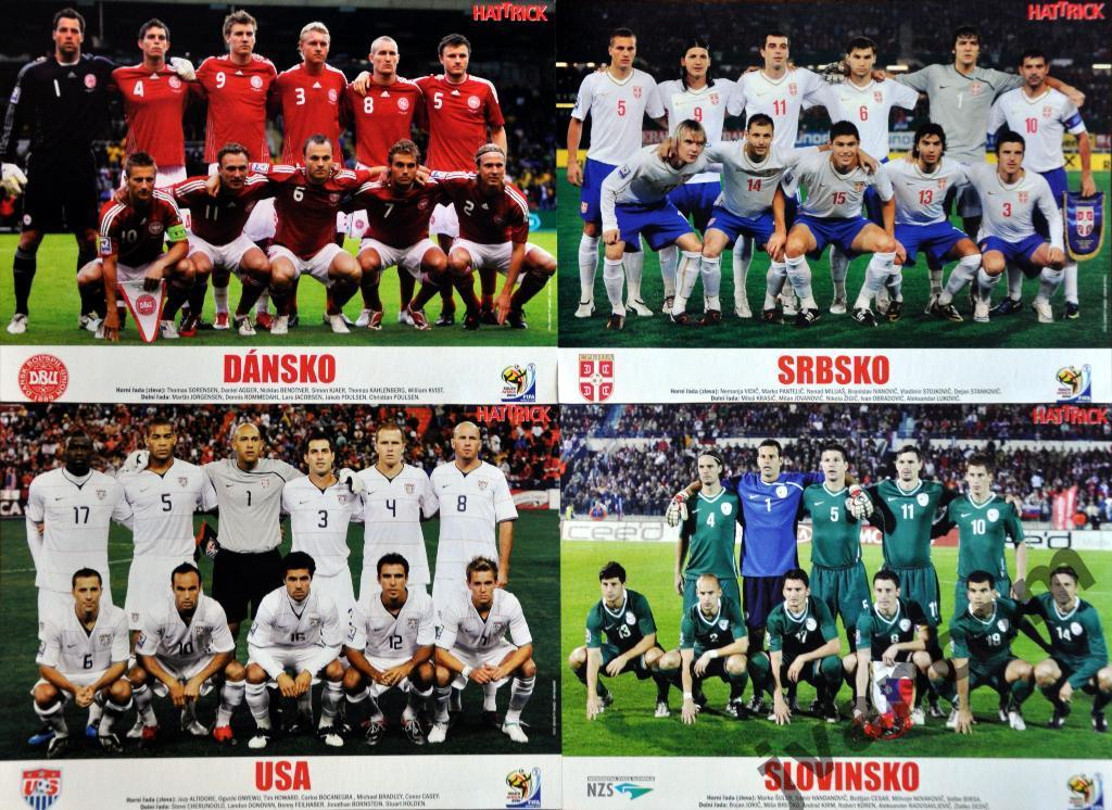 Футбольные сборные команды. Чемпионат Мира 2010 года. 1