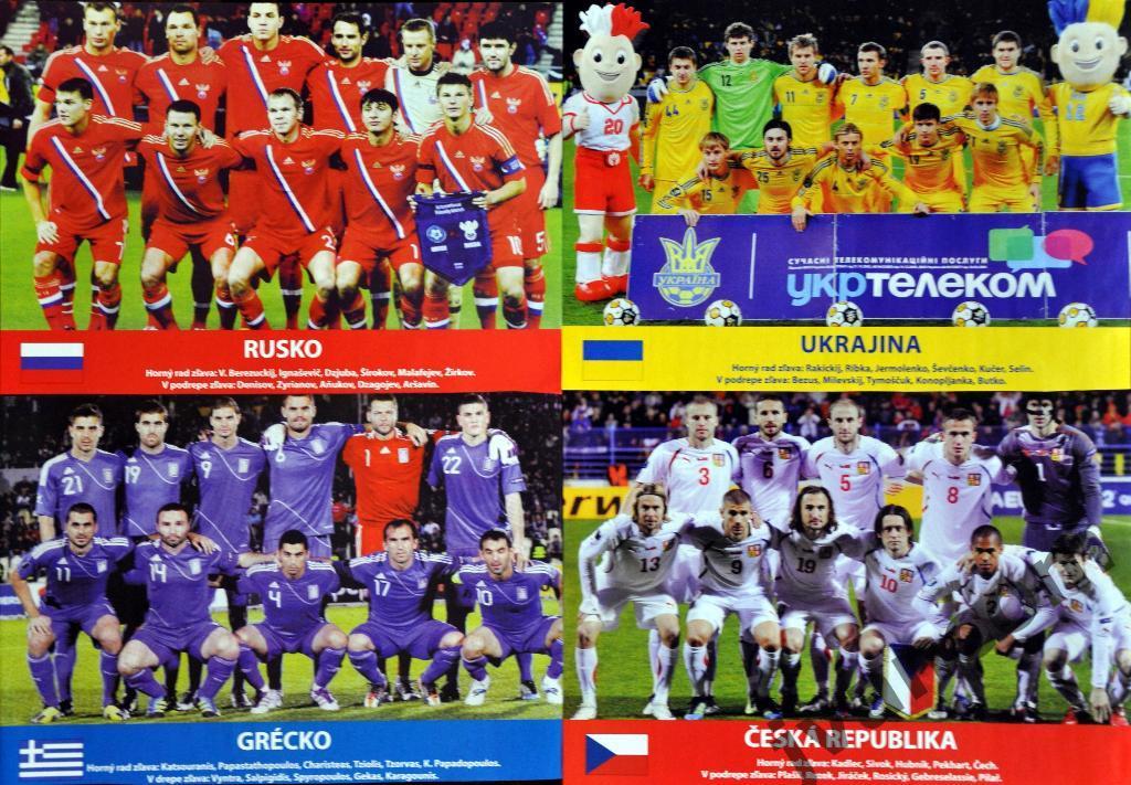 Футбольные сборные команды. Чемпионат Европы 2012 года.