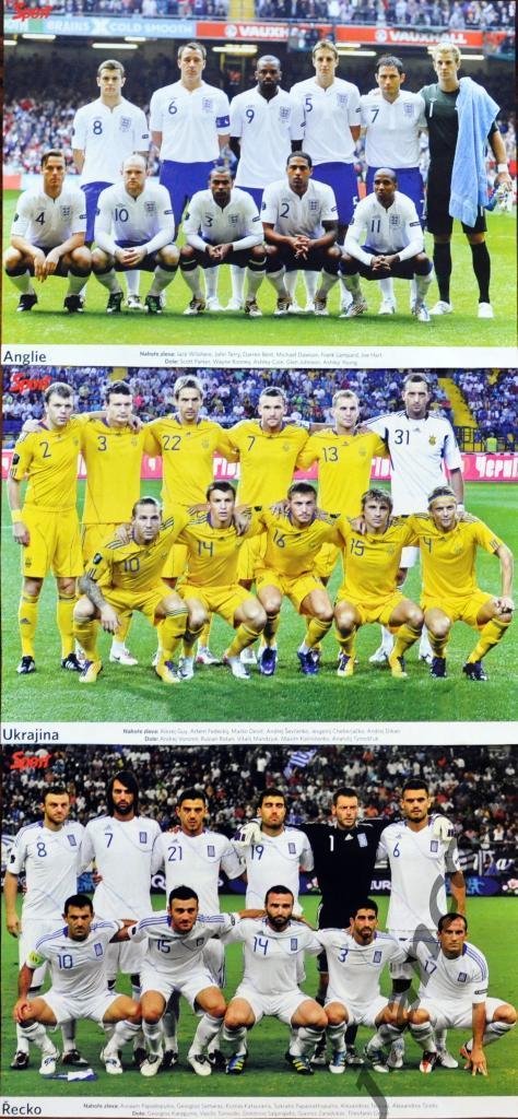 Футбольные сборные команды. Чемпионат Европы 2012 года. 2