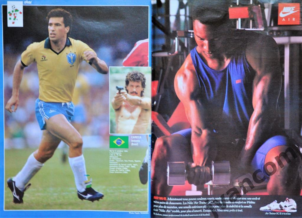 Журнал FRANCE FOOTBALL №2304 за 1990 год. Чемпионат Мира по футболу в Италии. 7
