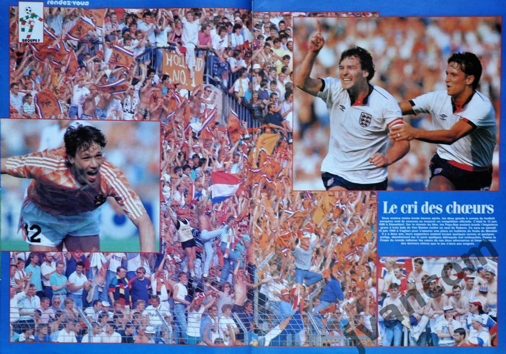 Журнал FRANCE FOOTBALL №2305 за 1990 год. Чемпионат Мира по футболу в Италии. 3