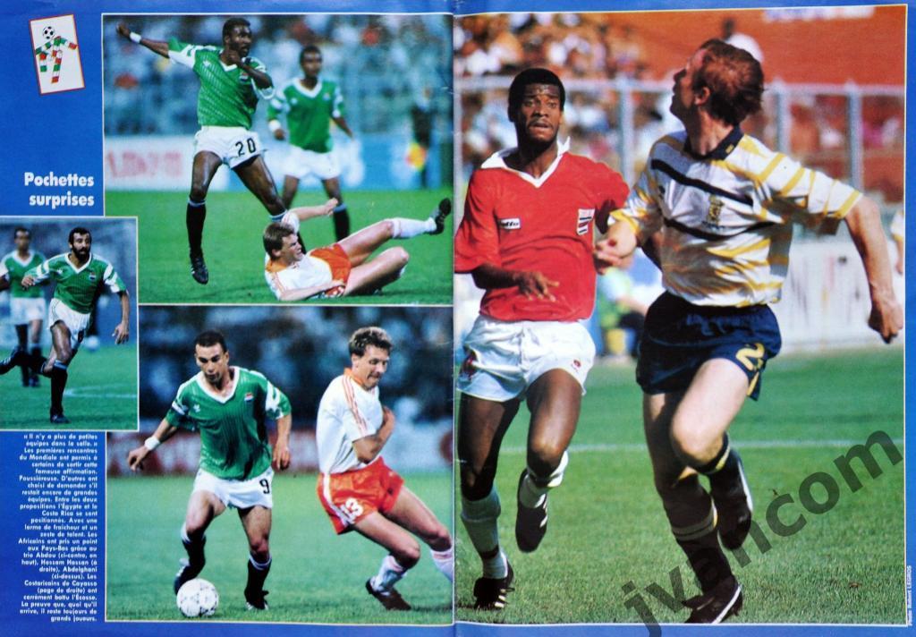 Журнал FRANCE FOOTBALL №2306 за 1990 год. Чемпионат Мира по футболу в Италии. 6