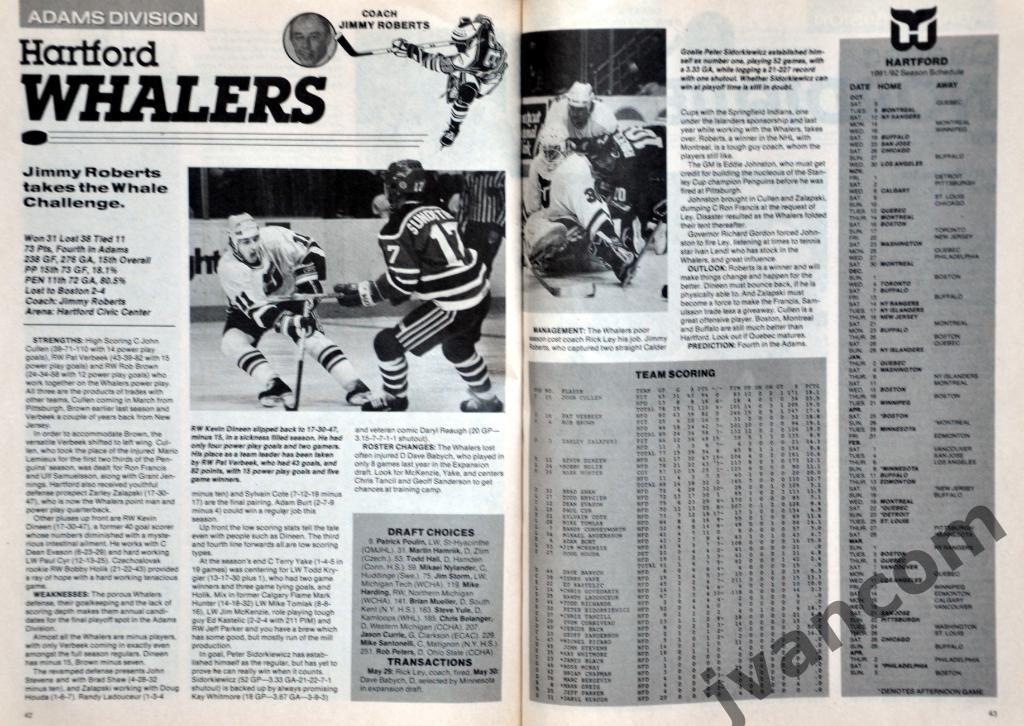НХЛ. Ежегодник. Превью сезона 1991-1992. 7