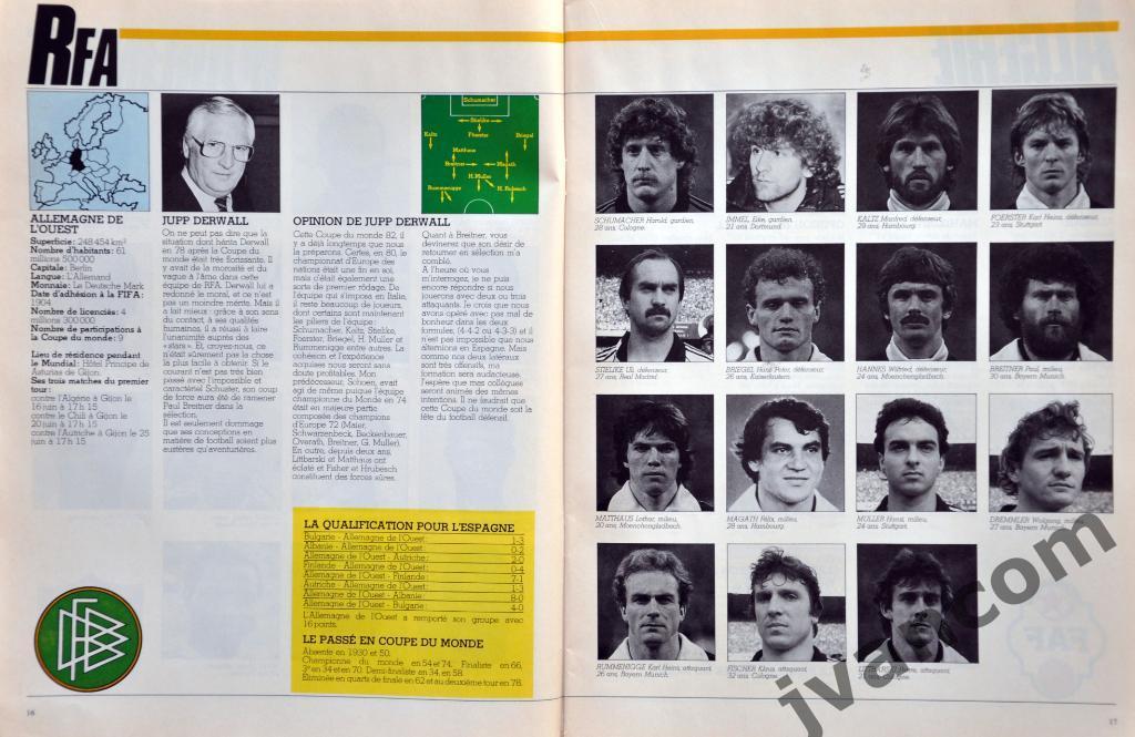 MONDIAL / МОНДИАЛЬ, спецвыпуск №15 к Чемпионату Мира по футболу 1982 года 5