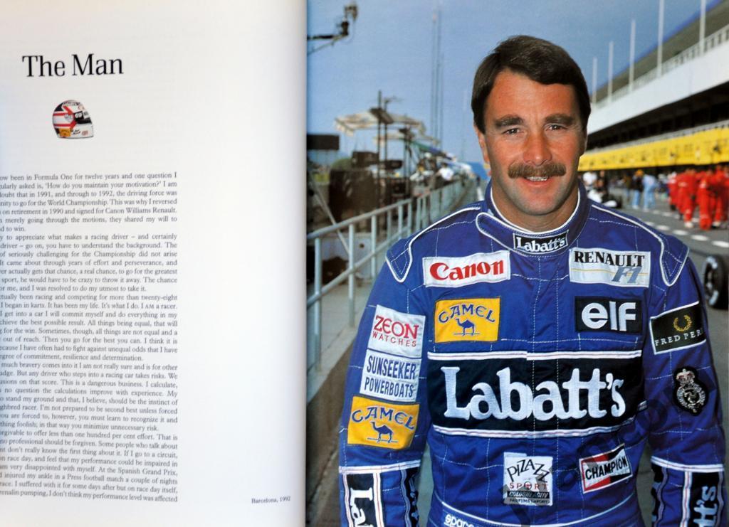 Автоспорт. Формула-1. Найджел МЭНСЕЛЛ - Чемпион Мира 1992 года. 1