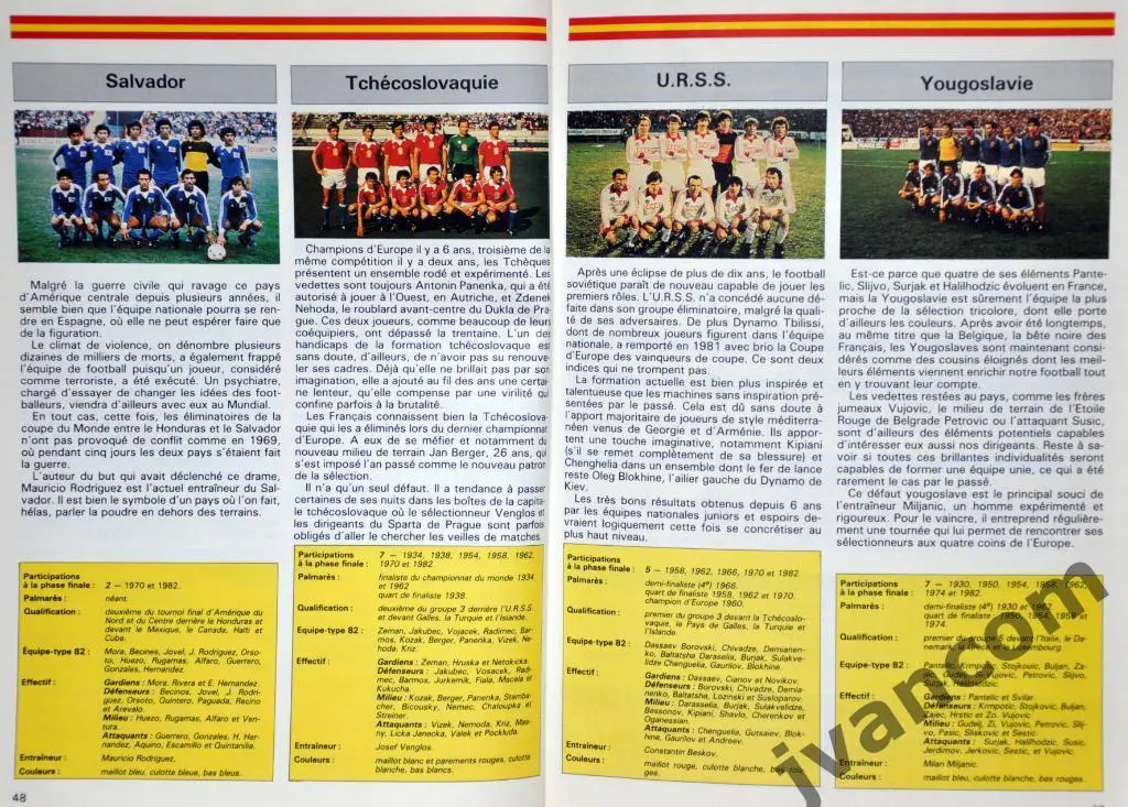 МОНДИАЛЬ-82. Альманах Чемпионата Мира по футболу 1982 год. 6