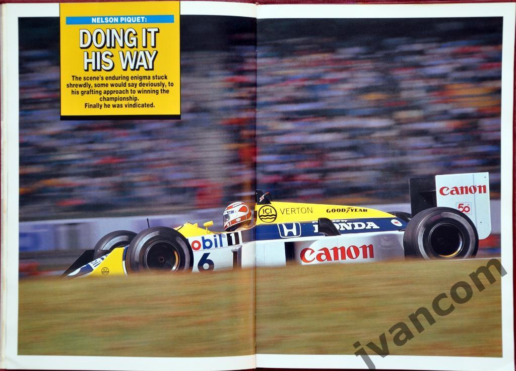 Автоспорт. Формула-1. Чемпионат Мира. Сезон 1987 года. Итоги. 1