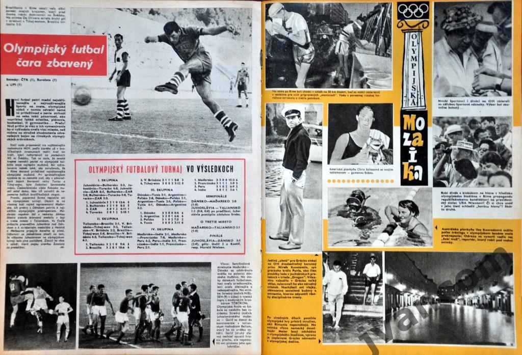 Журнал ШТАРТ №39 за 1960 год. Римская Олимпиада - Итоги. 5