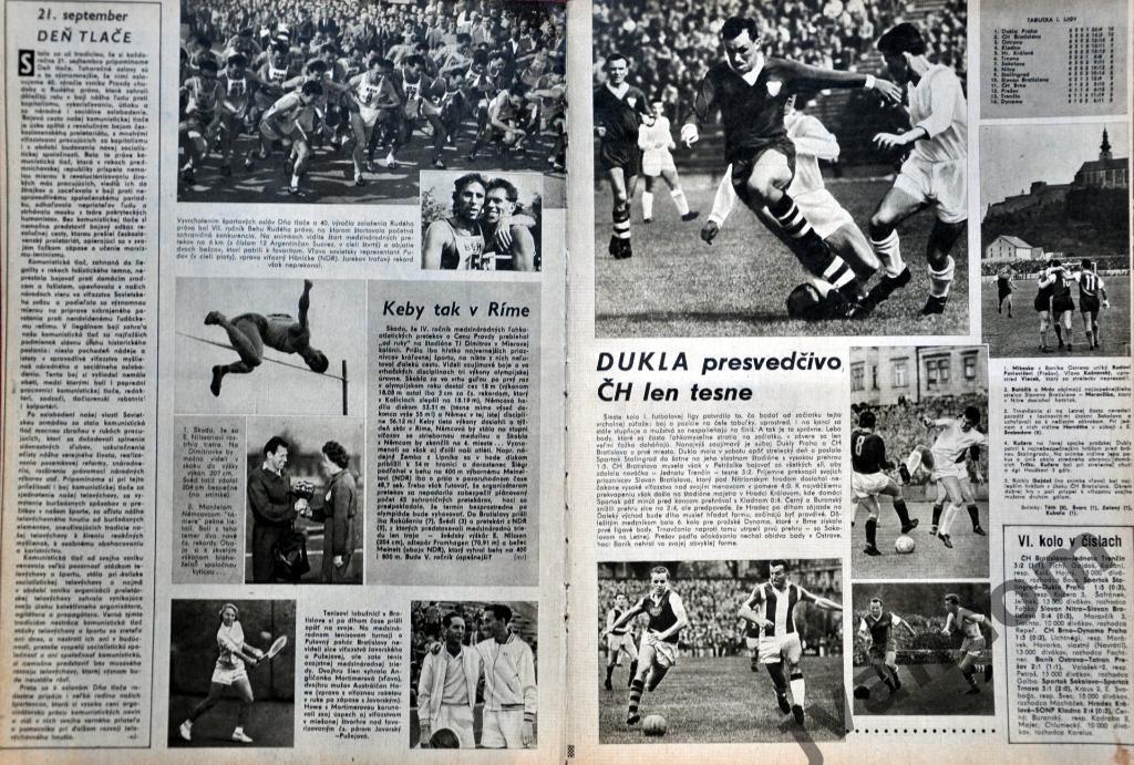Журнал ШТАРТ №38 за 1960 год. Римская Олимпиада - Итоги. 1