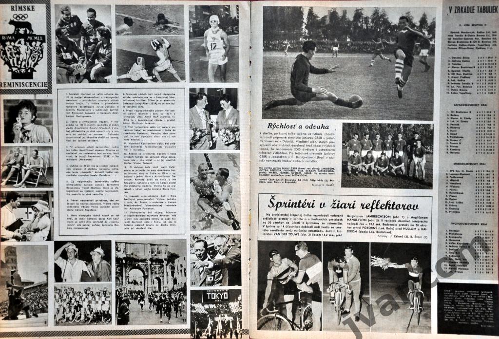 Журнал ШТАРТ №38 за 1960 год. Римская Олимпиада - Итоги. 6