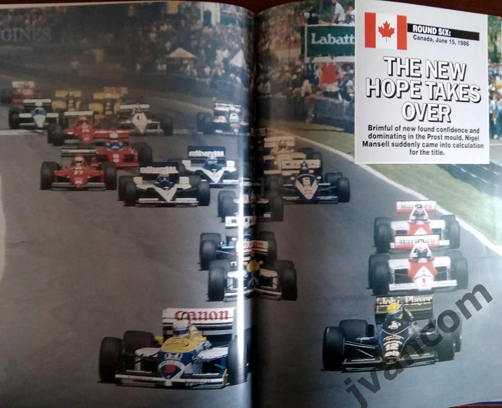 Автоспорт. Формула-1. Чемпионат Мира. Сезон 1986 года. Итоги 6
