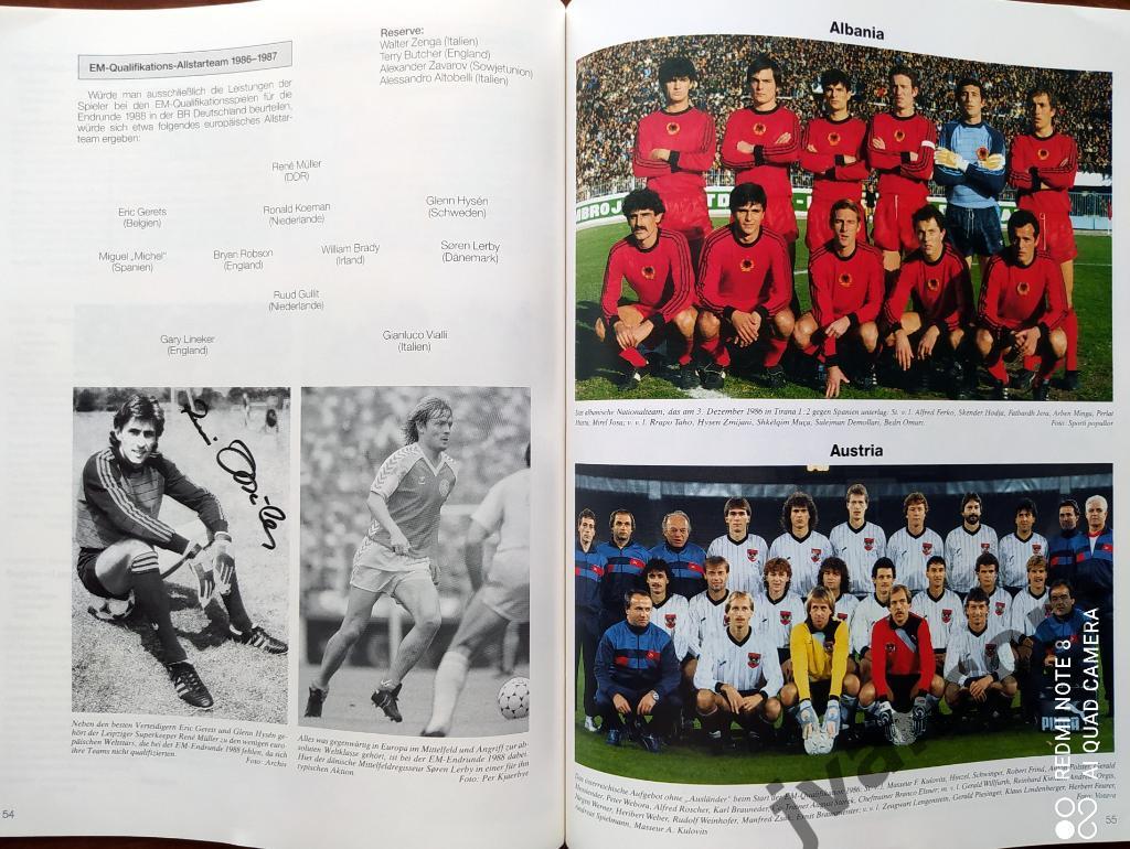 IFFHS Fusball-Weltzeitschrift №12 за 1988 год. Отборочный цикл Чемпионата Европы 2