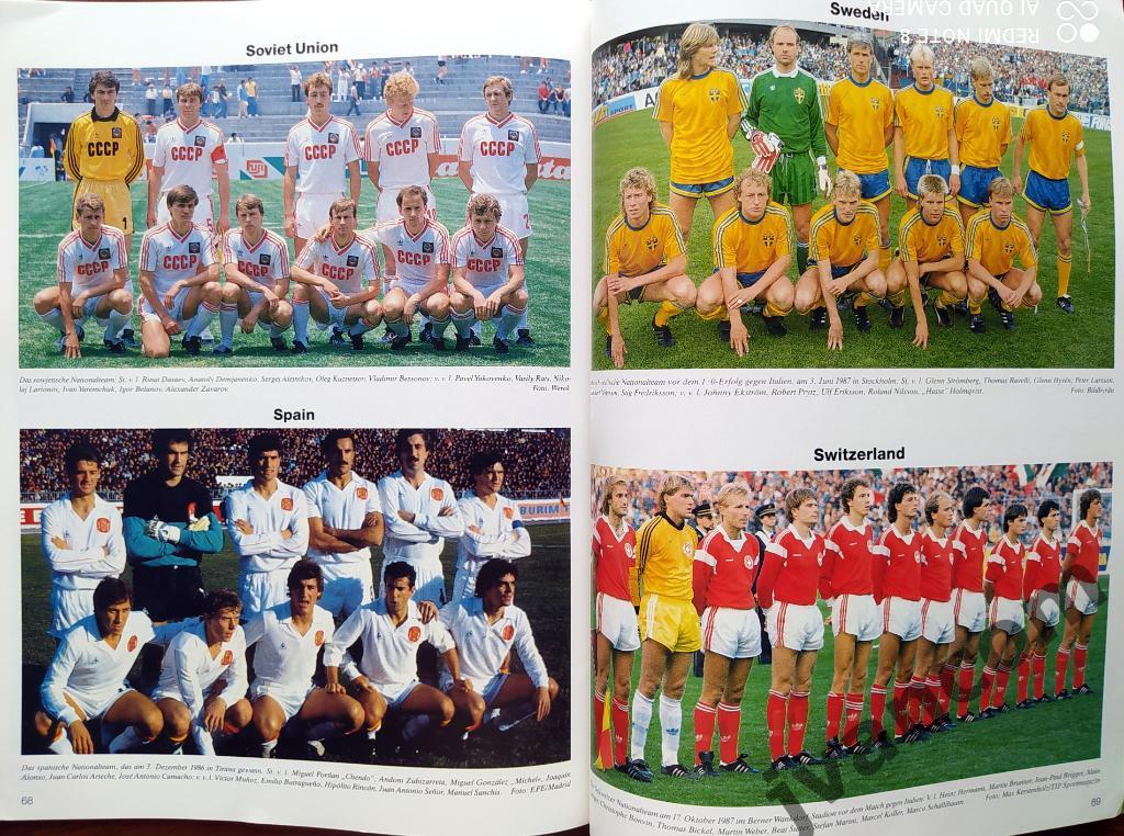IFFHS Fusball-Weltzeitschrift №12 за 1988 год. Отборочный цикл Чемпионата Европы 6