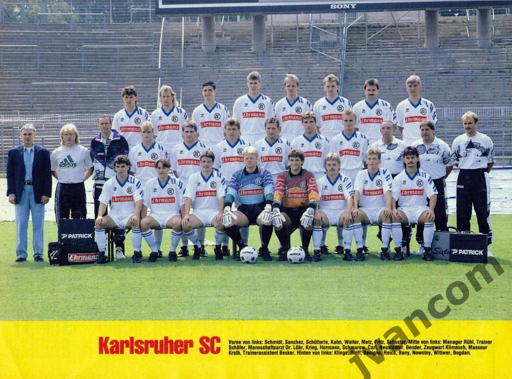 FUSSBALL SPORT EXTRA. Чемпионат Германии по футболу. Превью сезона 1992-1993. 3
