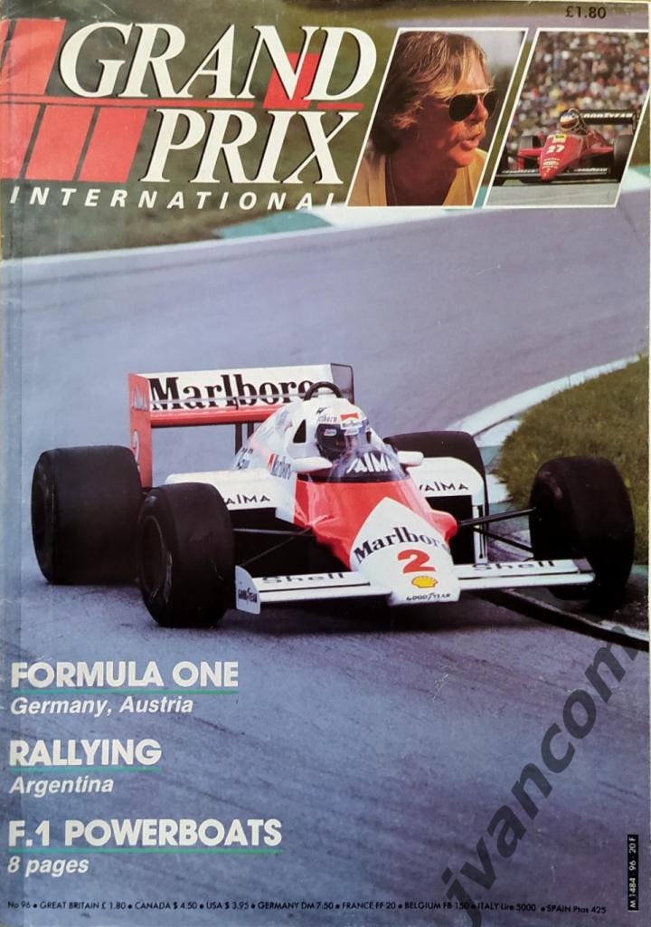 Автоспорт. Журнал GRAND PRIX International №96 за 1985 год.