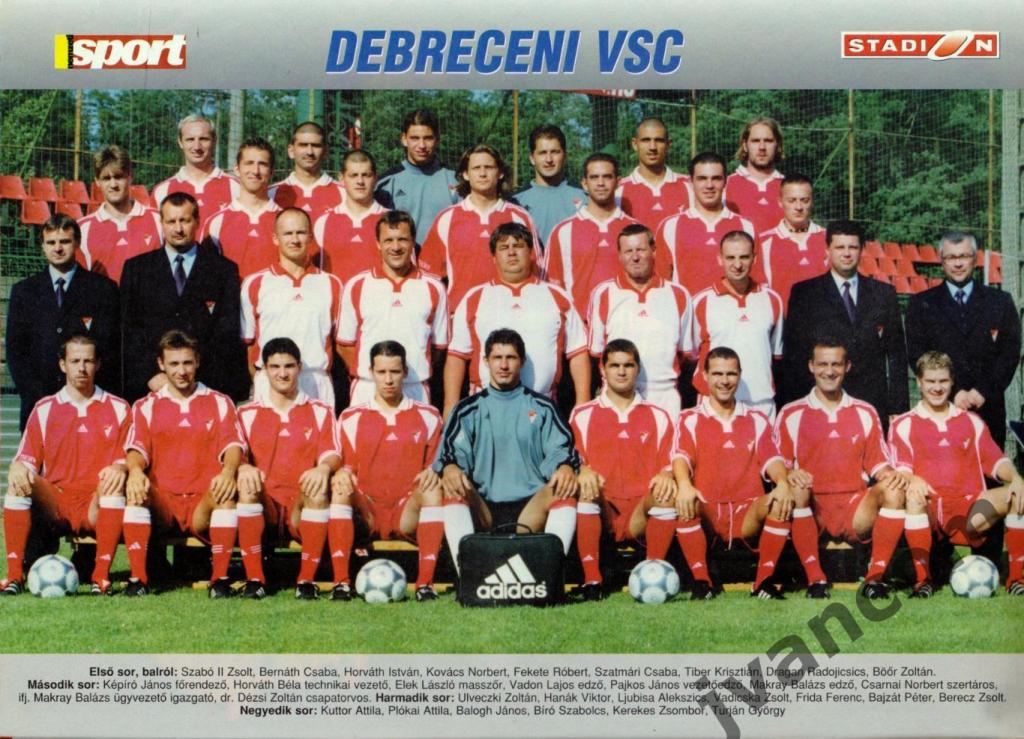 STADION FUTBALLRAJT. Чемпионат Венгрии по футболу. Превью сезона 2001-2002. 3