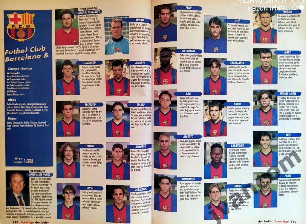 DON BALON EXTRA LIGA 98/99. Чемпионат Испании по футболу. Превью сезона 1998-99. 7