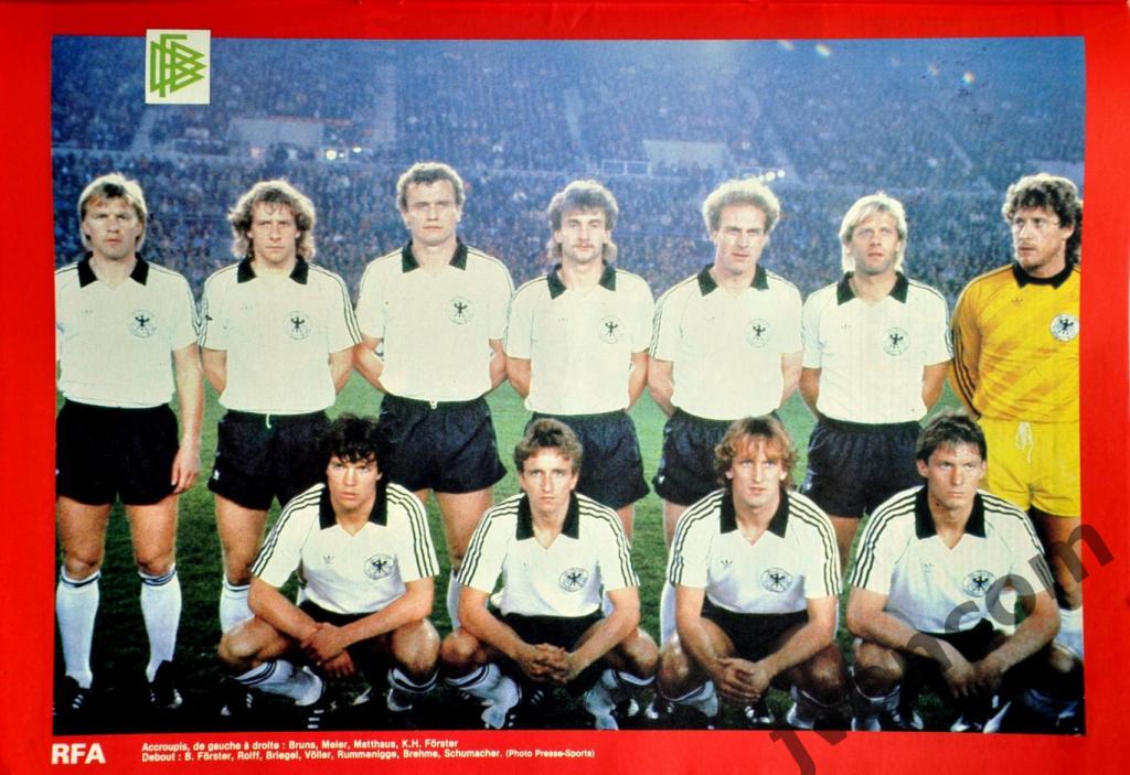 FRANCE FOOTBALL №1992 за 1984 год. Чемпионат Европы - 84. Представление команд. 6