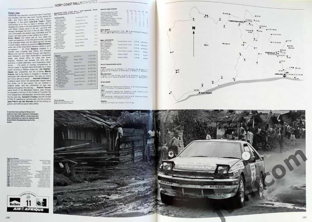 Автоспорт. Ралли WRC. RALLYCOURSE 1987-88. Чемпионат Мира. Сезон 1987 года. 7