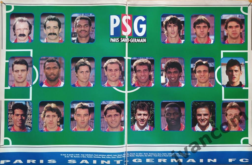 Журнал PLANETE FOOT HS№6 за 1993 г. Чемпионат Франции по футболу. Сезон 1993-94 5