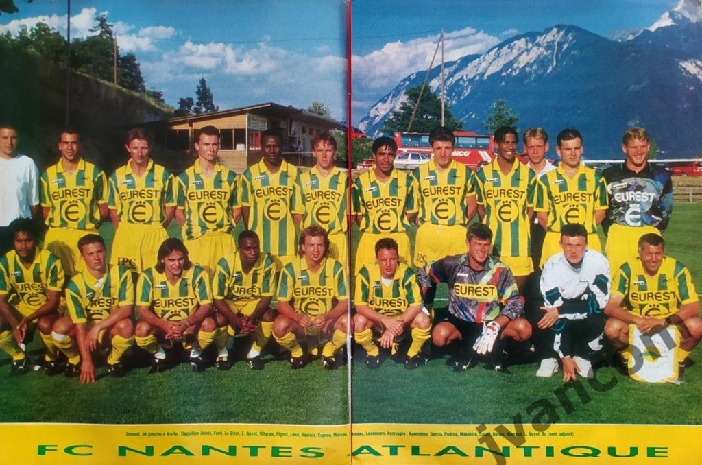 Журнал PLANETE FOOT HS№10 за 1994 г. Чемпионат Франции по футболу. Сезон 1994-95 6