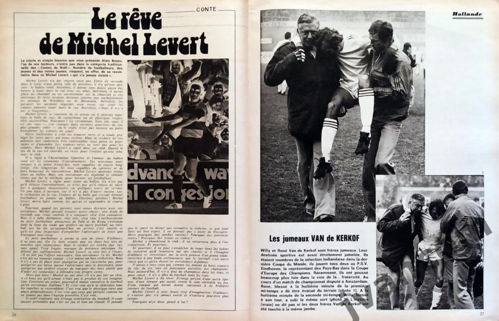 Журнал MIROIR DU FOOTBALL №254 за 1975 год. 1
