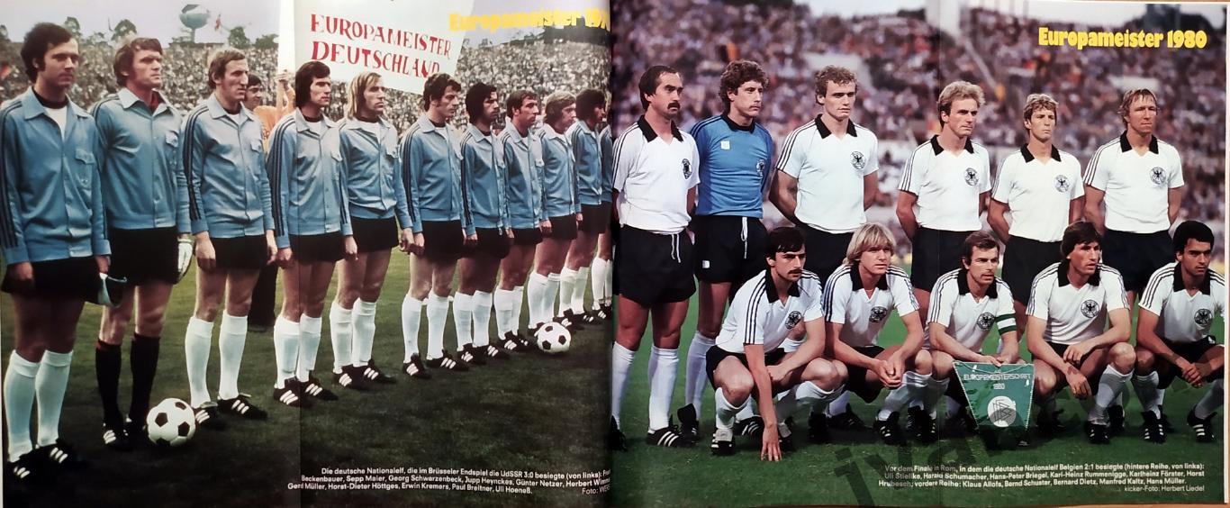 KICKER SONDERHEFT. Чемпионат Европы по футболу 1988 года. Превью участников. 2