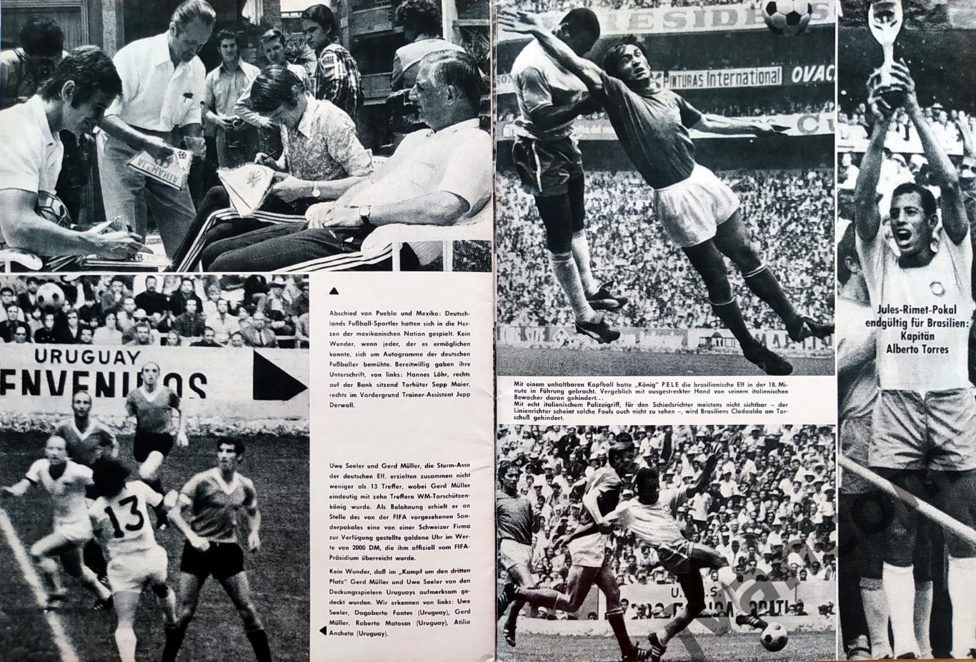 FUSSBALL-1970 Weltmeisterschaft / Чемпионат Мира по футболу в Мексике 1970 года. 7