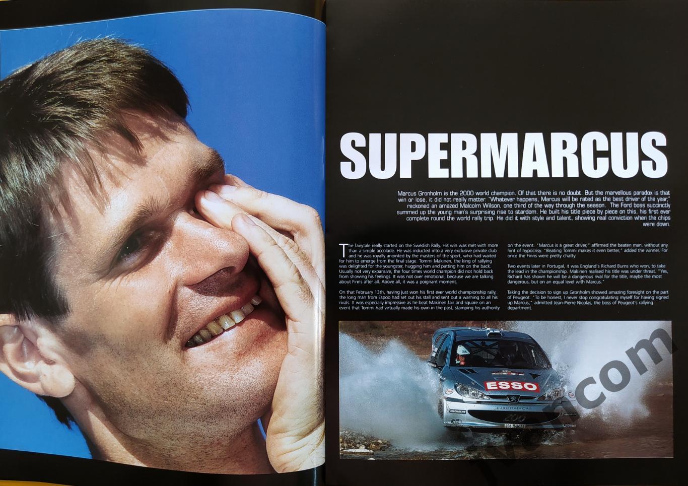 Автоспорт. Ралли WRC. RALLY YEARBOOK 2000-2001. Чемпионат Мира. Сезон 2000 года. 3