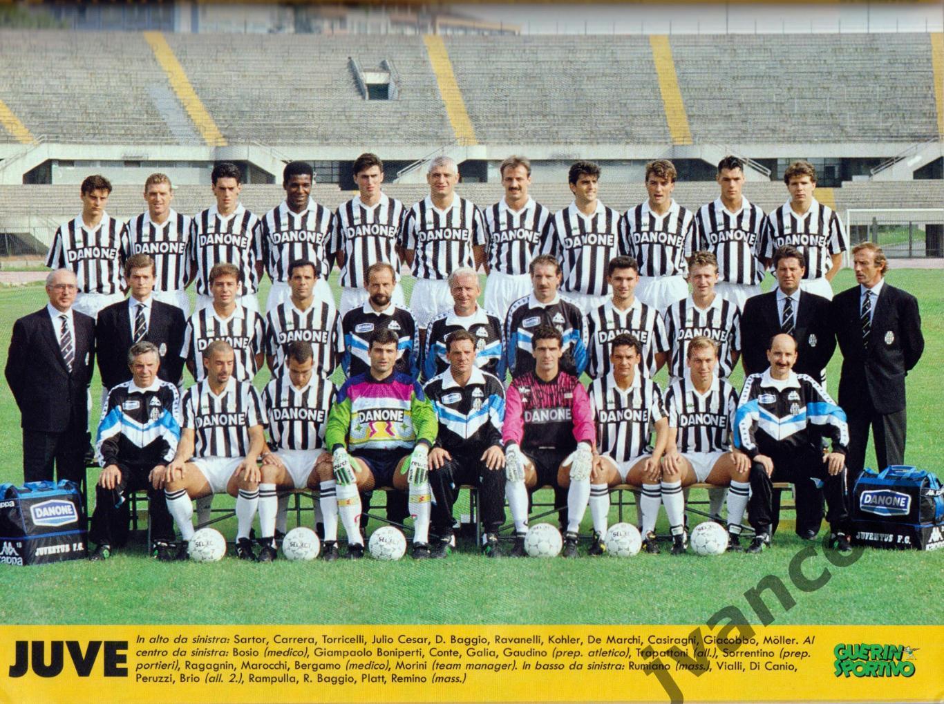 GUERIN ANNO 1992-93. Чемпионат и Кубок Италии. Еврокубки. Итоги сезона. 6