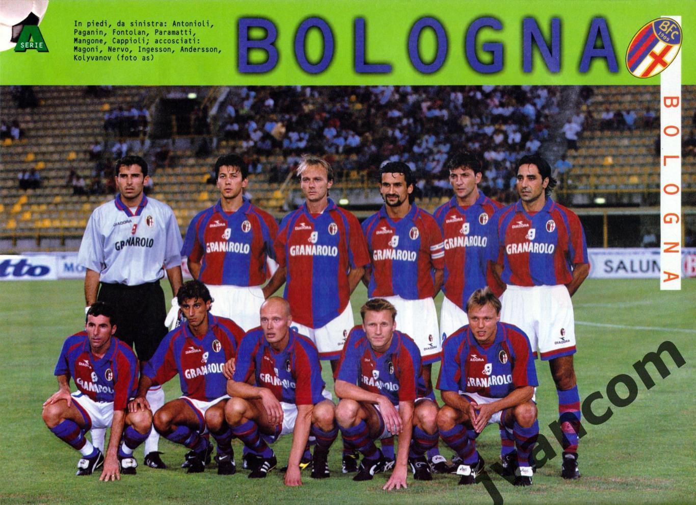 CALCIOITALIA 1998-99. Чемпионат Италии по футболу. Превью сезона 1998-99. 1