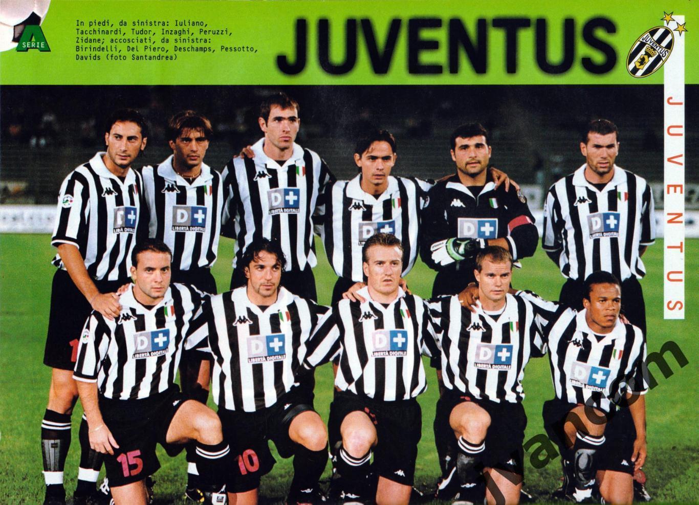 CALCIOITALIA 1998-99. Чемпионат Италии по футболу. Превью сезона 1998-99. 4