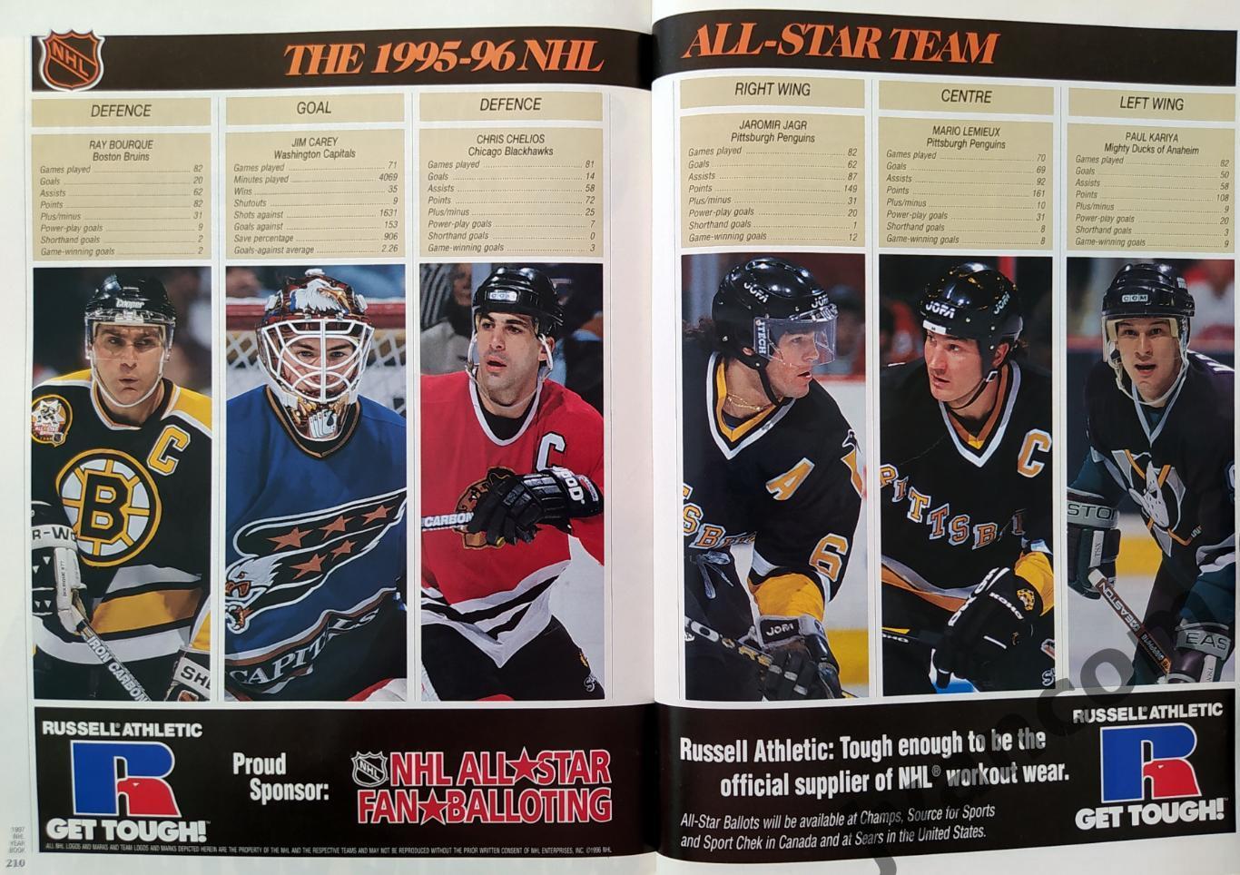 Официальный 1997 НХЛ Ежегодник / The Official 1997 NHL Yearbook. 7