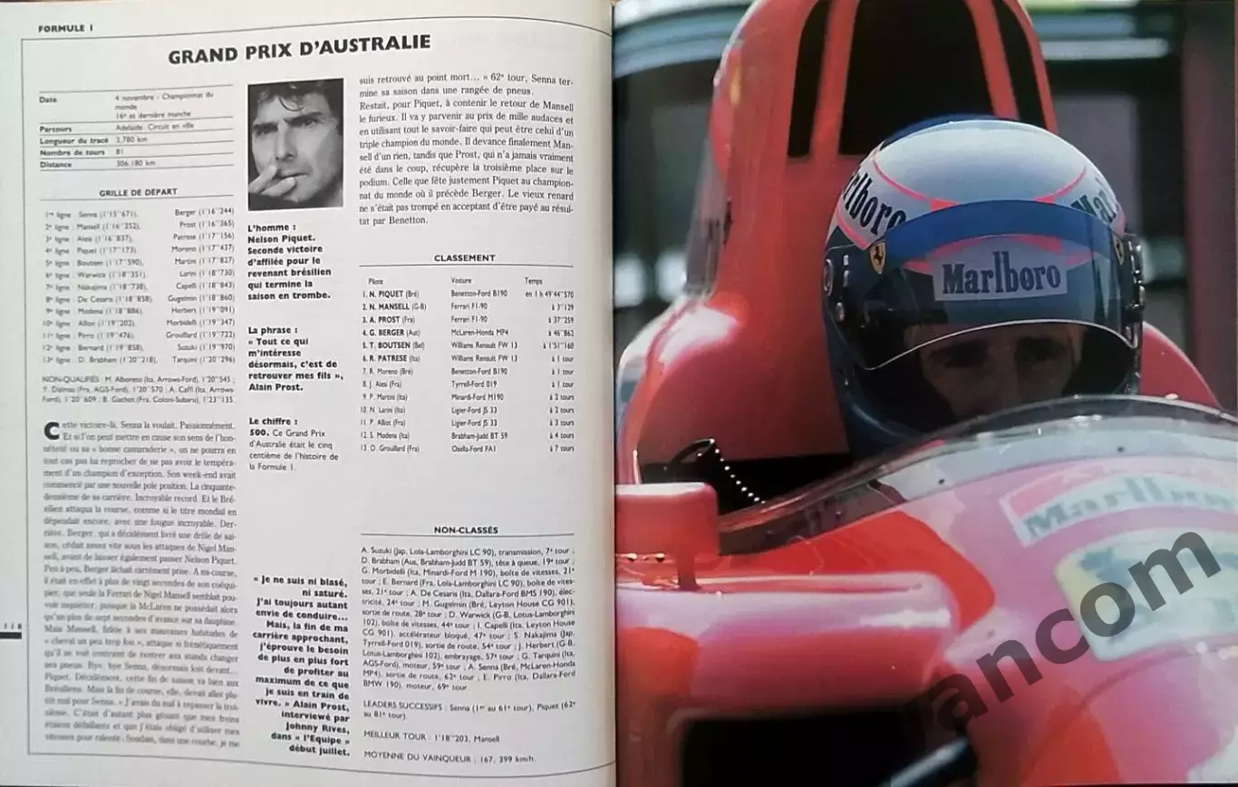 Автоспорт. L'Annee de L'Auto / Год автомобиля 1990. 3